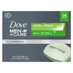 Dove Men+Care Body and Face Bar Soap, Extra Fresh, 3.75 oz., 14 ct
