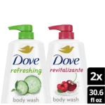 Dove Refreshing Body Wash, Cucumber Green Tea and Cherry Chia Milk, 30.6 fl. oz., 2 pk - Image 7
