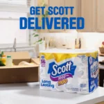 Scott 1100 1-Ply Toilet Paper 36 rolls, 1100 sheets/roll - Image 6