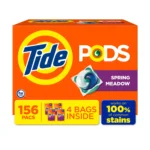 Tide PODS Laundry Detergent Pacs, Spring Meadow, 156 ct