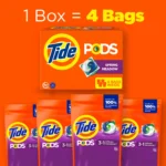 Tide PODS Laundry Detergent Pacs, Spring Meadow, 156 ct - Image 7